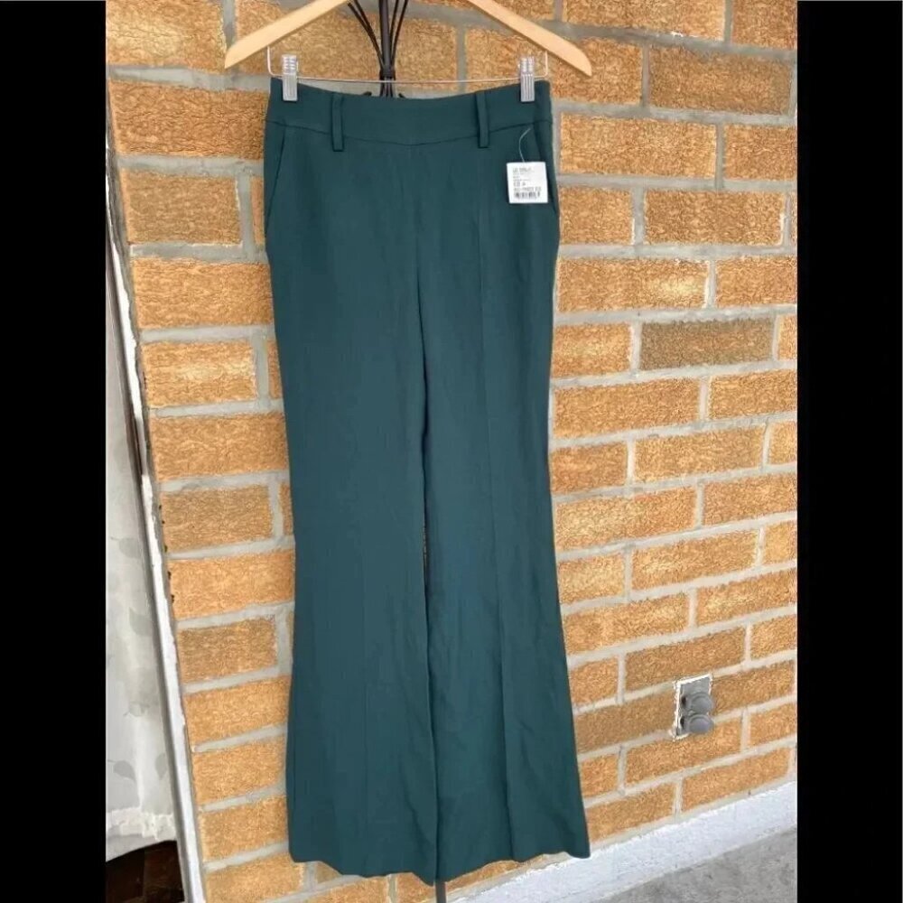 Les copains green teal atrovirens trousers size 2